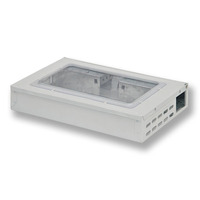 Acero galvanizado Humane Live Trampa para ratones más efectiva Control de plagas de metal Las mejores trampas para ratones con ventana transparente para el hogar