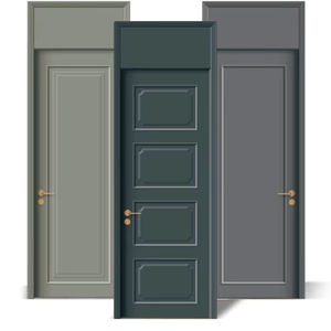 Puerta de <span class=keywords><strong>Entrada</strong></span> para Baño 2026, Moderna, Decorativa, Resistente a la Humedad, Insonorizada, Precolgada, de Madera Sólida <span class=keywords><strong>con</strong></span> Superficie Impermeable - Product Image 2