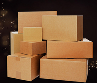 Offre spéciale Carton ondulé en papier de taille personnalisée Boîtes d'emballage en papier ondulé brun