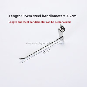 Wholesale High Quality Slat Wall <b>Display</b> <b>Hook</b> Manufacture's Best Shop Accessories - Product Image 4