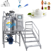 Machine à mélanger les lotions de 5L à 20000L, mélangeur de teinture pour cheveux, émulsifiant sous vide, machine à fabriquer des crèmes cosmétiques
