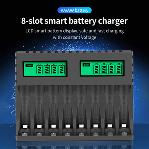 Chargeur de batterie intelligent rechargeable <span class=keywords><strong>AA</strong></span> 1,2 V PUJIMAX avec 4 piles NiMH <span class=keywords><strong>AA</strong></span> pour appareil photo en stock - Product Image 2