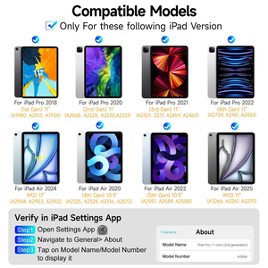Trường hợp bàn phím cho ipad Nhà Máy Giá Thương hiệu Mới Lớn Pin bàn phím cho ipad không khí và iPad Pro 10.9 11 inch đen Tablet Bìa - Product Image 2