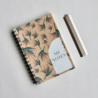 Cuaderno Espiral de Tapa Dura Kraft con Diseño de Logotipo Personalizado Premium, Impresión Artística con Lápiz, Diario de Planificación, Suministros de Regalo Personalizables