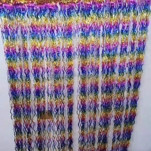 ม่านดิ้นสี่เหลี่ยมฟอยล์ขอบ<span class=keywords><strong>2022</strong></span>เมทัลลิกสำหรับงานแต่งงานประตูบ้านปาร์ตี้คริสต์มาสอื่นๆประตูอีสเตอร์สำหรับงานสำเร็จการศึกษา - Product Image 2