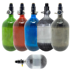 Bouteille HPA 68ci pour paintball, cylindre en aluminium rechargeable 4500psi pour armes à air comprimé PCP et fournitures de marque OEM - Product Image 1