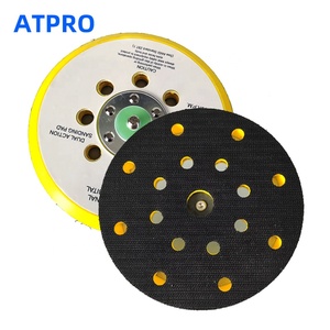Kuu ATPRO — meuleuse à sec 6 pouces, 17 trous, châssis de ponceuse universel, disque de meulage auto-adhésif, ventouse - Product Image 1