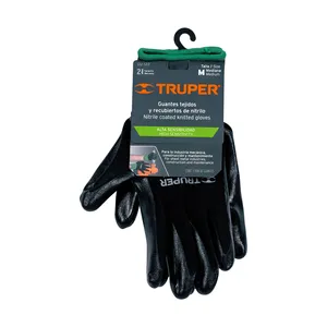 BOX 6 Gants en nylon enduits de nitrile, M, TRUPER - Product Image 2