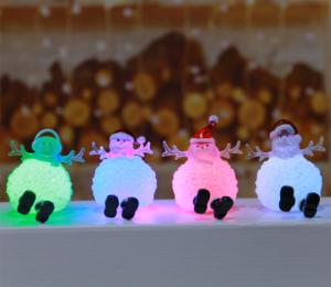 Nouveaux articles, lumières LED, produits en promotion, lumières LED multicolores 1L, Père Noël, bonhomme de neige, prix de gros - Product Image 1