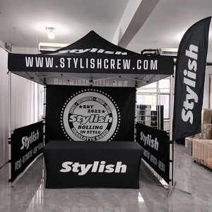 Ánh nắng mặt trời chất lượng cao tùy chỉnh 10x10 xách tay nhôm Pop <span class=keywords><strong>Up</strong></span> triển lãm thương mại Tán lều gazebo với lông cờ bảng Bìa - Product Image 2