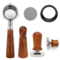 Kit complet de préparation d'espresso pour débutants : Outil de barista, Portafiltre multi-tailles 51, 54, 58 mm, Tamper et Agitateur magnétique WDT pour poudre