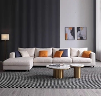 Vente en gros de tables basses rondes modernes, ensemble de 2 tables basses de salon de luxe en acier inoxydable doré avec dessus en marbre avec table d'appoint