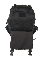 Sac à dos tactique Chenhao MOLLE CH-100 en polyester camouflage, étanche, avec fermeture éclair et patch utilitaire pour la chasse en extérieur