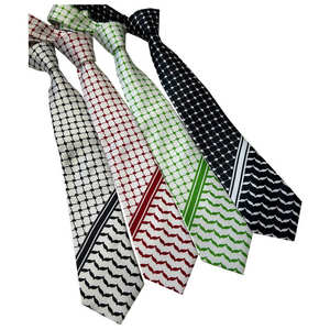 Palästina Flagge Palä stine nsische gestreifte Krawatte Herren Neck Ties Herren Custom Made Peace Pales tie Krawatte - Product Image 4