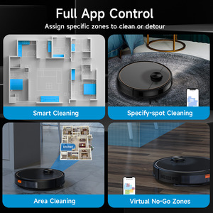 Robot Aspirador Inteligente Húmedo/Seco con Autocarga, Motor sin Escobillas, Filtro, Batería, Control por App, Autovaciado para el Hogar - Product Image 6
