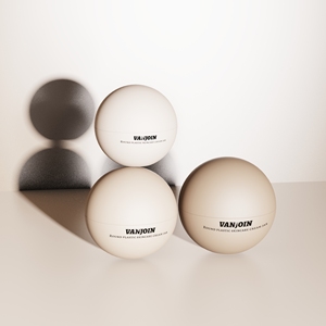 15g 30g 30g Body Scrub <strong>Container</strong> Ball Shaped <strong>Skincare</strong> Jars Cosmetic Cream Plastic Jar With Logo Biodegradable Wheat Straw Jar - Product Image 3