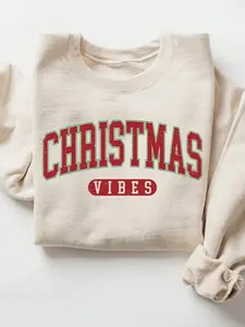 Nueva moda personalizada color bloque sudaderas polar pulóver cuello redondo peso pesado sudaderas - Product Image 6