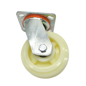 Nouveau 100mm 4 pouces roues de chariot en caoutchouc industriel roulettes de verrouillage pivotantes roulettes robustes avec frein - Product Image 6