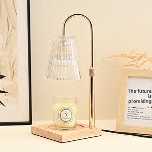 Lampe de table décorative moderne <span class=keywords><strong>et</strong></span> minimaliste à intensité variable <span class=keywords><strong>avec</strong></span> fonction veilleuse d'aromathérapie électrique <span class=keywords><strong>et</strong></span> compatibilité bougie parfumée en pot - Product Image 3