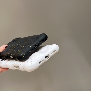 Funda de TPU con Burbujas y Purpurina para iPhone 17 Air 16 Pro Max, Diseño de Ondas con Puntos Coloridos, Carcasa Trasera Antigolpes - Product Image 6