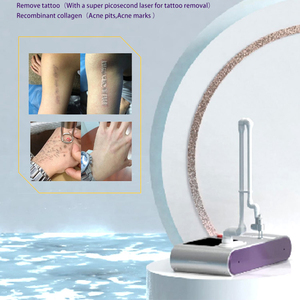 Máquina de Belleza Profesional Portátil, Controlador de Corte Láser de CO2 y Oxígeno, Pantalla de Láser Fraccional para la Piel, Acero Inoxidable 2 en 1 - Product Image 2