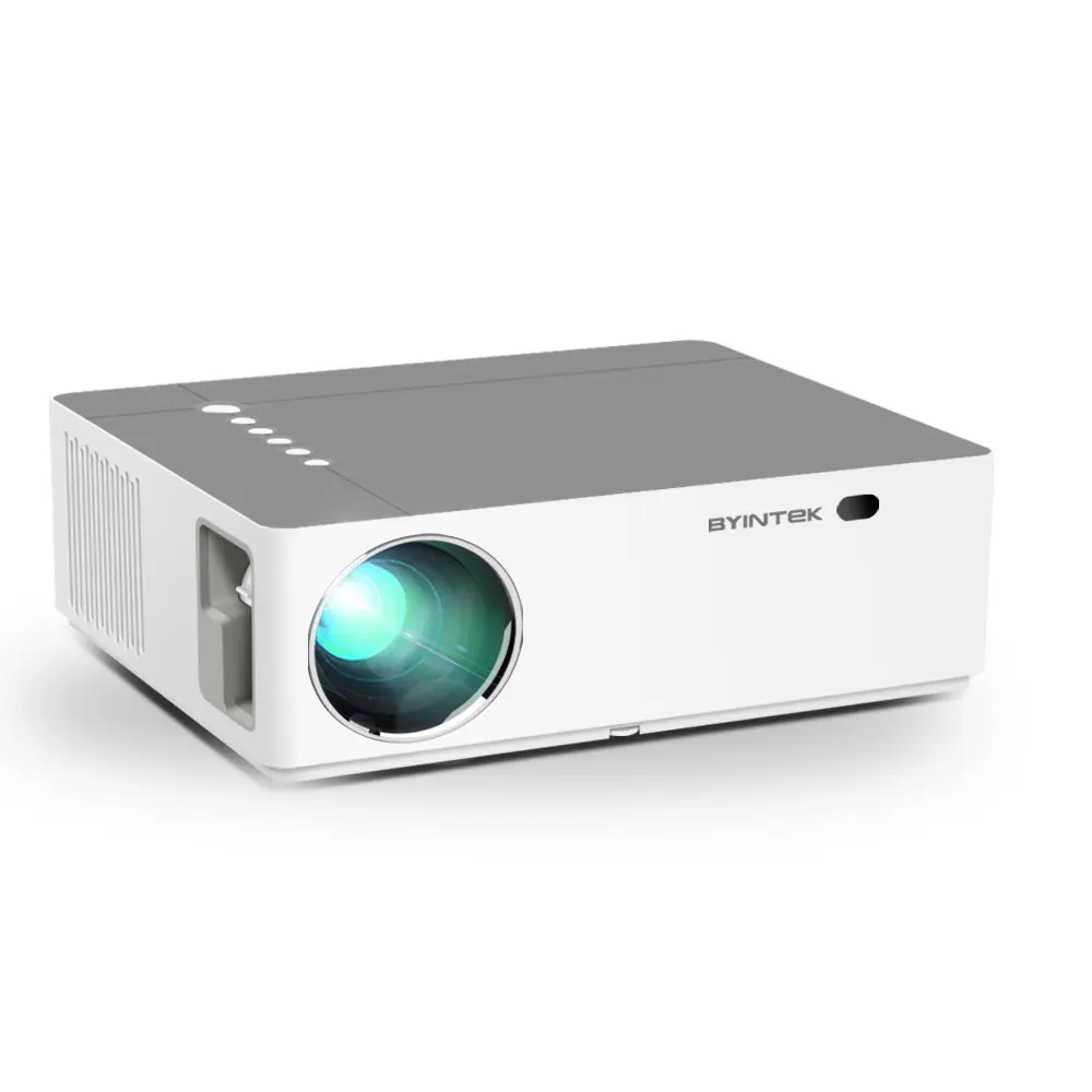 BYINTEK-proyector inteligente K20 de 1080P, dispositivo con Android, Wifi, compatible con AC3, vídeo LED de 300 pulgadas con USB (40USD Extra para Android)