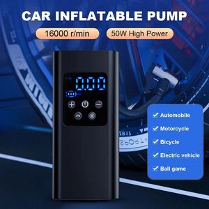 Bomba de aire portátil para automóvil WOSEN para inflado de emergencia de neumáticos 150psi, inflador de neumáticos eléctrico inalámbrico con pantalla digital y luz LED - Product Image 3