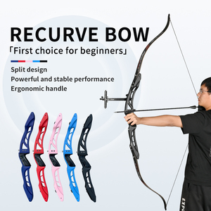 Arco Recurvo Desmontable de 20-40 Libras con Cuerpo Metálico, Apoyo para Flecha y Mira, para Mano Derecha, <span class=keywords><strong>ILF</strong></span>, Equipo de Práctica de Tiro para Principiantes y Adultos - Product Image 2