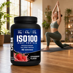 Protéine de lactosérum hydrolysée en poudre VELION <span class=keywords><strong>HYDRO</strong></span> 100, saveur fraise, riche en BCAA, complément alimentaire pour la remise en forme, marque privée OEM - Product Image 4