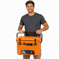 Glacière isotherme rotomoulée en PE de 20QT pour la pêche et les canettes, avec logo personnalisé et maintien de la glace pendant 5 jours – Vente en gros