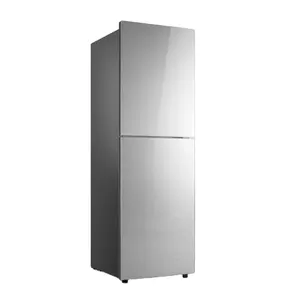 Refrigerador de puerta de vidrio, refrigerador de 271L montado en la parte inferior y Combi, sin escarcha