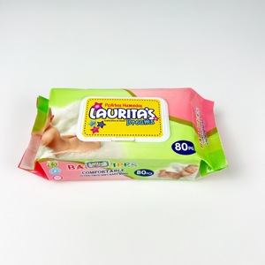 Échantillon gratuit <span class=keywords><strong>Prix</strong></span> d'usine Lingettes pour bébés Vente en gros Lingettes humides pour bébé douces et non tissées jetables OEM - Product Image 4