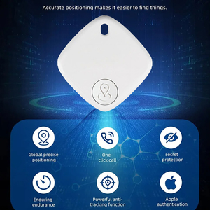 Mini localisateur <span class=keywords><strong>GPS</strong></span> AntiLost alarme portefeuille porte-clés étiquette intelligente Compatible <span class=keywords><strong>traceur</strong></span> porte-clés chien animal de compagnie enfant Tracker clé Finder - Product Image 6
