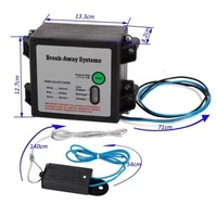 Kit d'interrupteur de débrayage pour remorque 12V avec chargeur de batterie |   Système de sécurité de freinage électrique pour camping-car et caravane