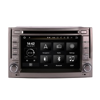 Radio GPS estéreo con reproductor multimedia para coche de 6,2 pulgadas para Hyundai i800 2007-2012