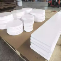 Feuille de PTFE vierge blanc 200x200mm pour isolation, plaque plastique thermoformable pour presse à chaud, feuille de joint, fabriquée en Chine continentale