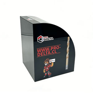 Espositore da banco per negozio al dettaglio, dispenser per punte da trapano, espositore da tavolo in acrilico per utensili con serratura - Product Image 5