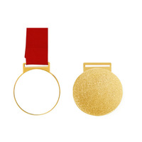 Rubysub Sublimation Médailles vierges Marathon Running Games Silver Gold Sports Award Médaille en métal