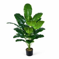 Plantes décoratives artificielles, grand palmier tropical, feuille de bananier, décoration de jardin extérieur, décoration de la maison, feuillage artificiel