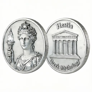 Pièce de monnaie ronde en métal personnalisée avec gravure de créature <span class=keywords><strong>fantastique</strong></span> pour cadeau de hommage - Product Image 1