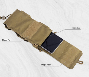 Nuova Borsa Porta Cellulare da Esterno Multifunzionale, Marsupio MOLLE Portatile per Sport, Corsa, Escursionismo, Borsa Tattica Secondaria - Product Image 4
