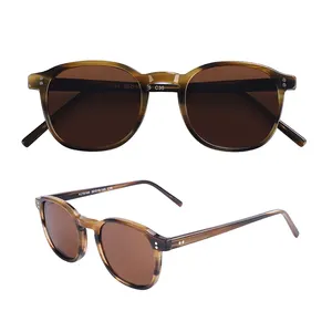 Gafas de sol polarizadas de Acetato, lentes de sol con logotipo personalizado italiano de la famosa marca Mazzucchelli, montura Occhiali Da Sole Acetato