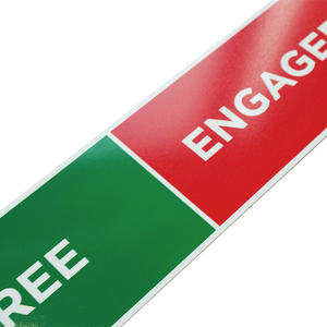 Letrero de puerta de privacidad de oficina de aleación de zinc de aluminio al por mayor ocupado libre para uso escolar y de oficina - Product Image 5