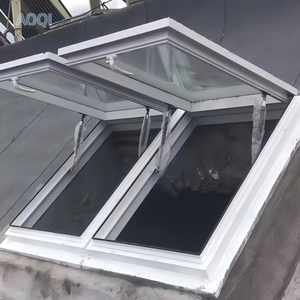 Claraboya Eléctrica de Aleación de Aluminio de Montaje Superior <span class=keywords><strong>para</strong></span> <span class=keywords><strong>Techos</strong></span> de Casas y Villas, Diseño de Apertura Automática, Fácil de Instalar - Product Image 3