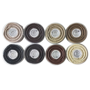 حلقات سيليكون مسبقة التحميل مقاس 5.0 مم مع كماشة ذات حلقة سهلة الاستخدام، أدوات تمديد الشعر للصالونات - Product Image 3