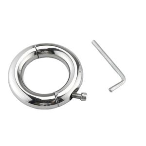 Tamaño a 4 hombre de acero inoxidable anillo para pene escroto esclavitud peso Camilla - Product Image 4