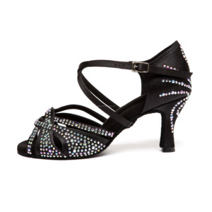 Zapatos de Baile Latino Clásicos para Mujer LUOQIAO L661, de Gamuza Brillante con Suela Suave, Profesionales para Bachata/<span class=keywords><strong>Salsa</strong></span>/Cha-cha/Rumba - Product Image 6
