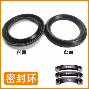 Sello Combinado de Tela NBR/FKM para Cilindros Hidráulicos, Tipo Vee y Chevron, Resistente al Aceite, para Uso Industrial - Product Image 2