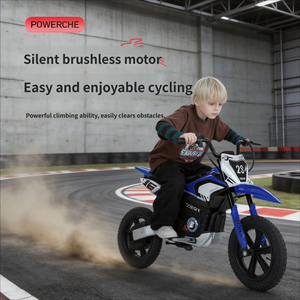 Motocicleta Eléctrica para Niños con Pantalla LCD, Música, USB, Motor Silencioso de 300W, Batería de 24V7, Asiento de Espuma, Ruedas Inflables y Frenos de Disco - Product Image 5