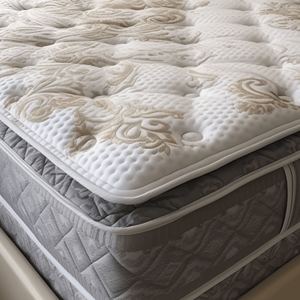 Matelas hybride Queen Size en tissu coton 4D, matelas de luxe confortable pour la maison, la chambre à coucher, l'hôtel, fabrication directe - Product Image 1